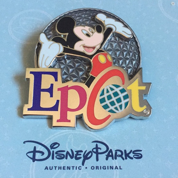Disney Parks Mickey Mouse Epcot Pin - Picture 1 of 4